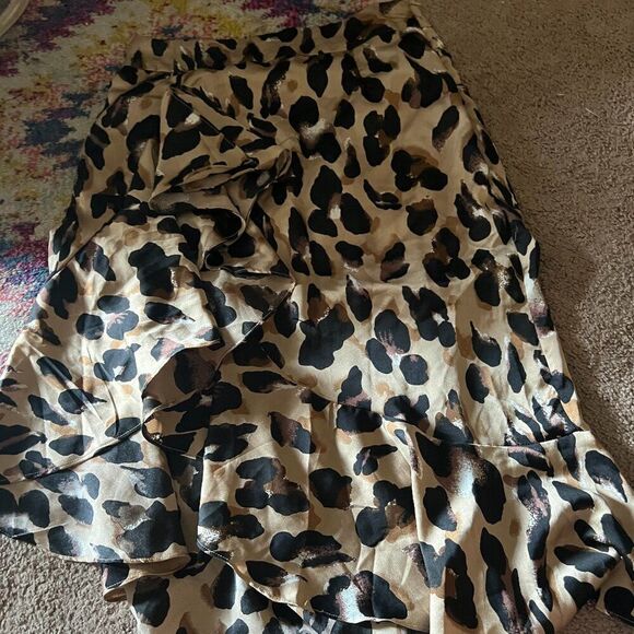 Nasty Gal animal print skirt 8 - Picture 1 of 7